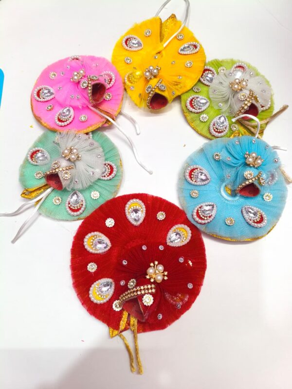 janmasthami special laddu gopal ji,krishna/bal krishna combo of 6 with pagdi idol size(0-6)