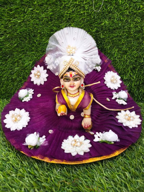 janmasthami special laddu gopal ji,krishna/bal krishna dress with pagdi idol size(0-10)
