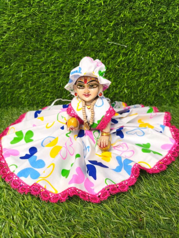 janmasthami special laddu gopal ji,krishna/bal krishna cotton dress with cotton tupi size 0-10