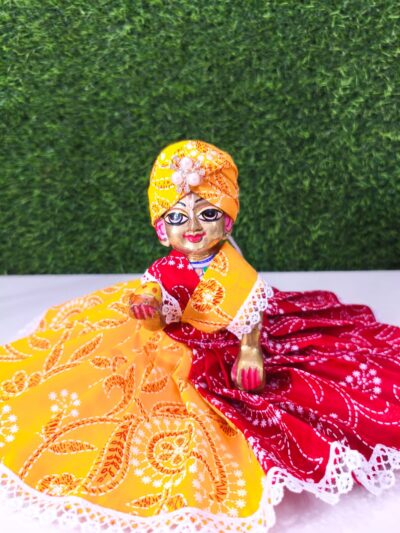janmasthami special laddu gopal ji,krishna/bal krishna cotton dress with pegdi idol size(0-10)